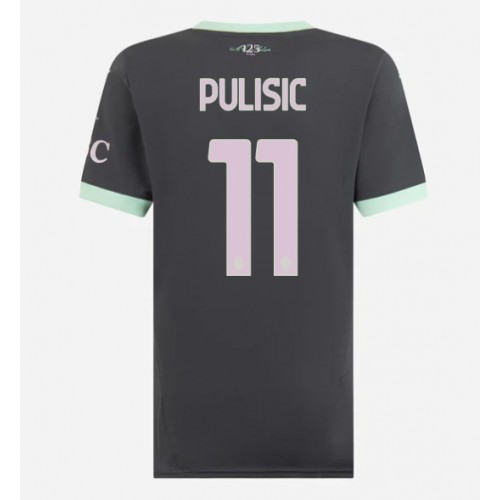 Fotballdrakt Dame AC Milan Christian Pulisic #11 Tredjedrakt 2024-25 Kortermet